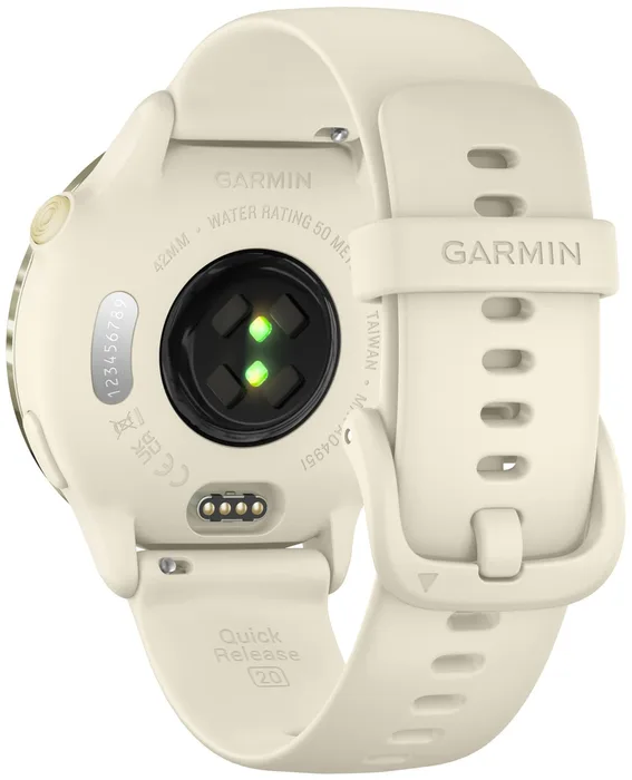 Garmin Vivoactive 6 42mm Lunar Gold/Bone silicone